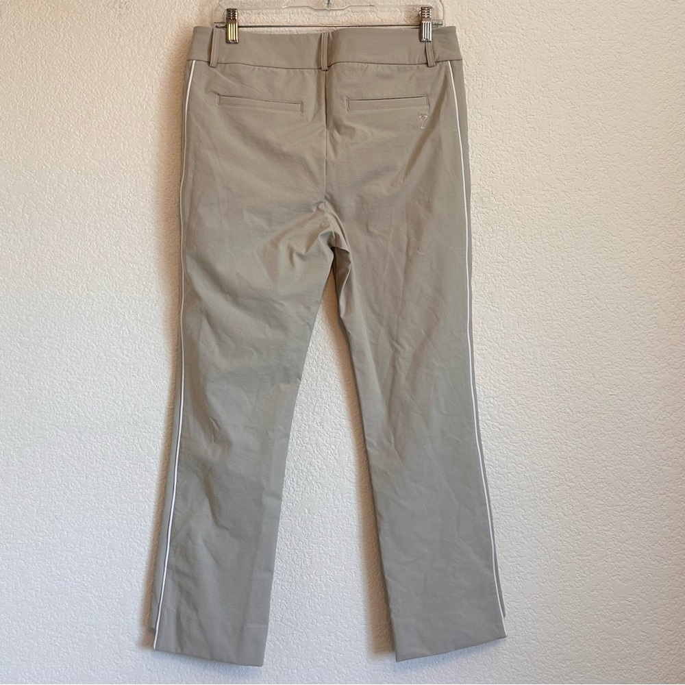 Classic Women's Beige Ankle Pants - Picture 12 of 14